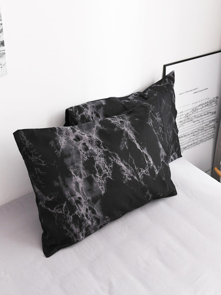 Elegant Marble-Inspired 3-Piece Duvet Cover Set