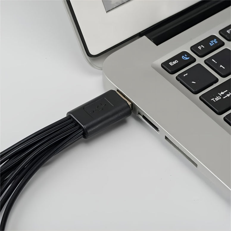 Versatile 10-in-1 USB Phone Charging Cable: Charge Multiple Devices With Ease!