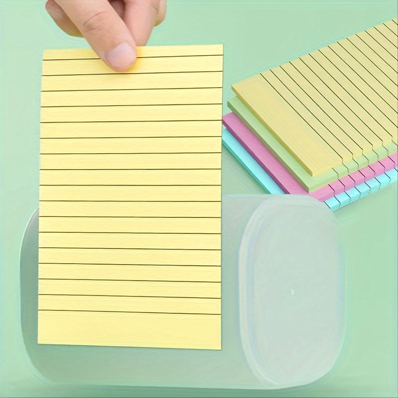 Colorful Horizontal Line Sticky Notes Pack of 200 Sheets Stylish Organization