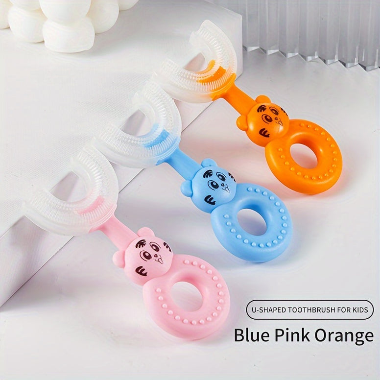 Soft Silicone U Shaped Baby Toothbrush for Infants