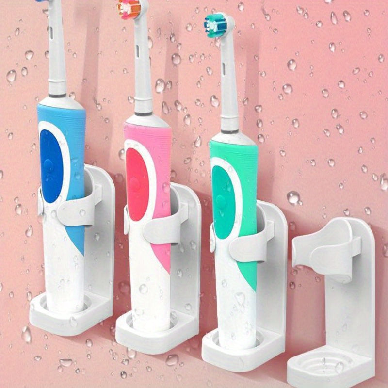 Space-Saving Wall-Mounted Electric Toothbrush Holder