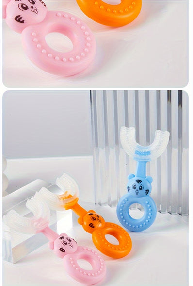 Soft Silicone U Shaped Baby Toothbrush for Infants