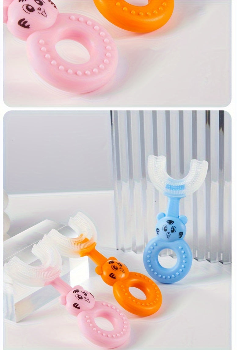 Soft Silicone U Shaped Baby Toothbrush for Infants