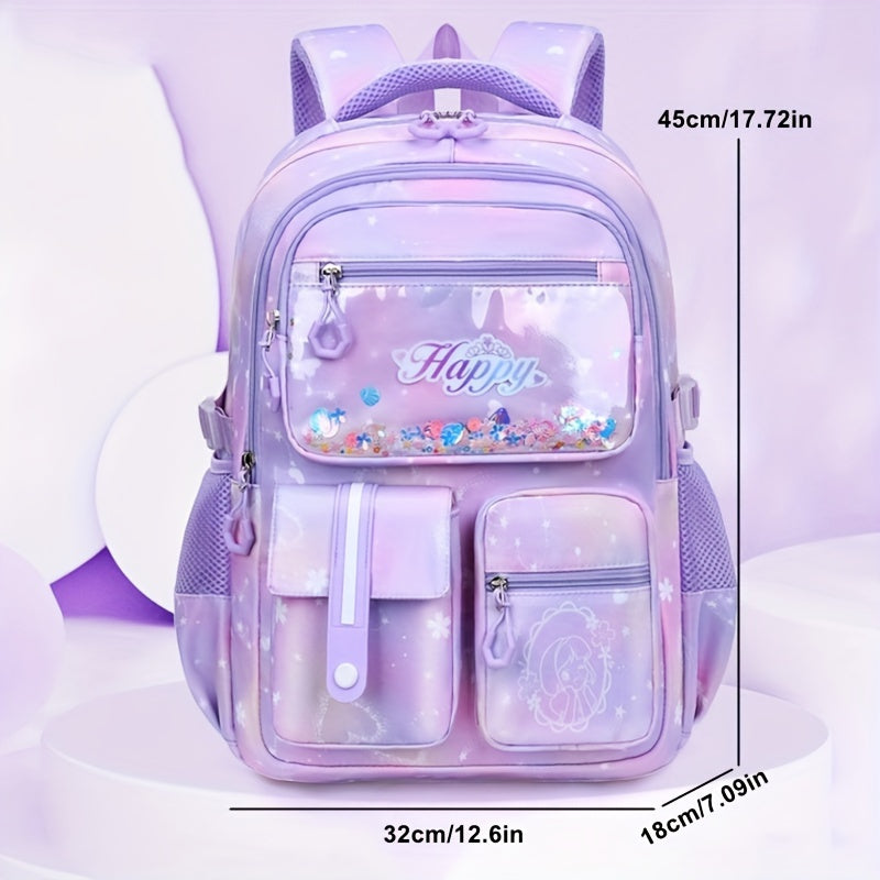 Chic & Spacious: Cute Large-Capacity Backpack for Stylish Students