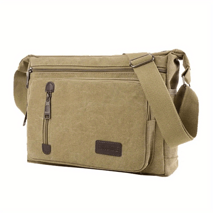 1pc Men's Casual Travel Hiking Crossbody Bag, Outdoor Shoulder Bags, Retro Messenger Bag