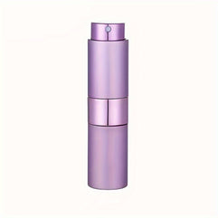 Refillable Travel Perfume Atomizer Portable Empty Mini Spray Bottle for Perfume Cologne Liquid Sprayer with Rotating Design Aluminum Shell 8ml