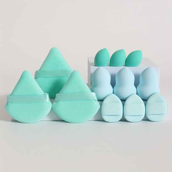 12-Piece All-Purpose Makeup Sponge Puff Set: The Ultimate Beauty Blending Collection