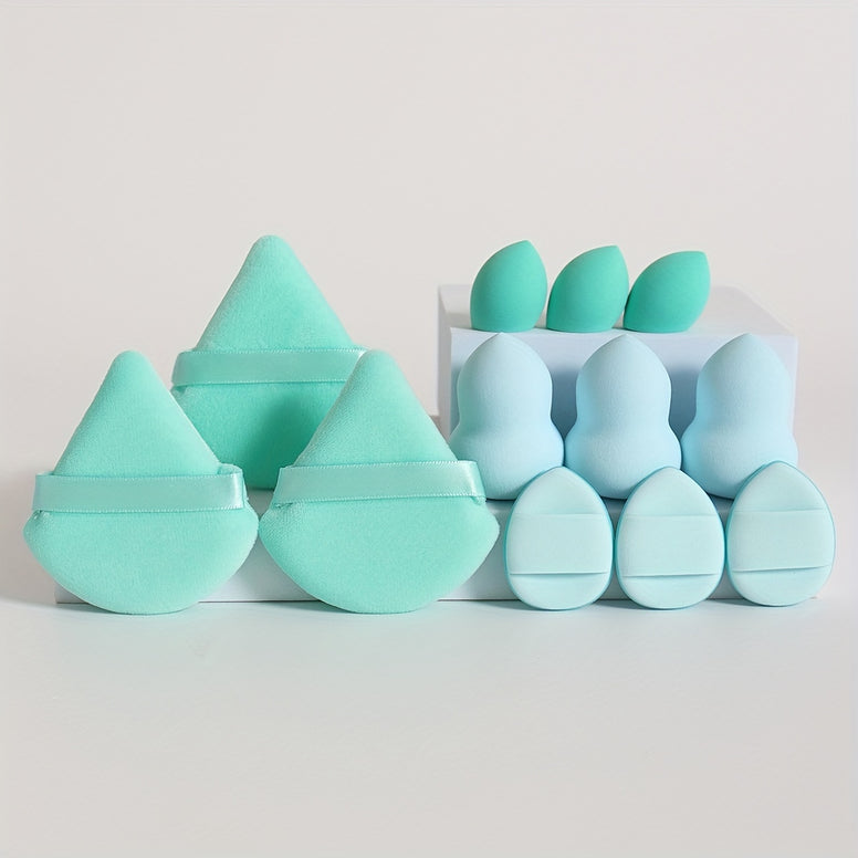 12-Piece All-Purpose Makeup Sponge Puff Set: The Ultimate Beauty Blending Collection