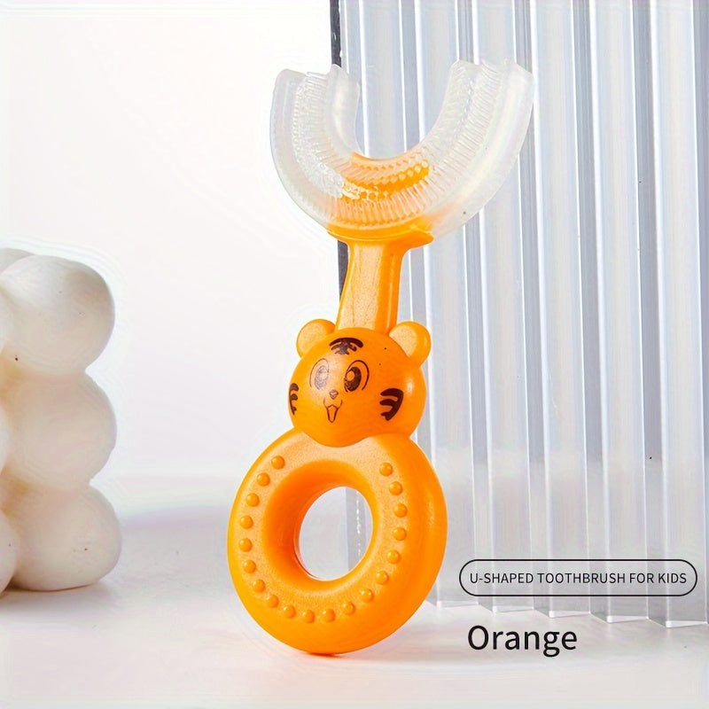 Soft Silicone U Shaped Baby Toothbrush for Infants