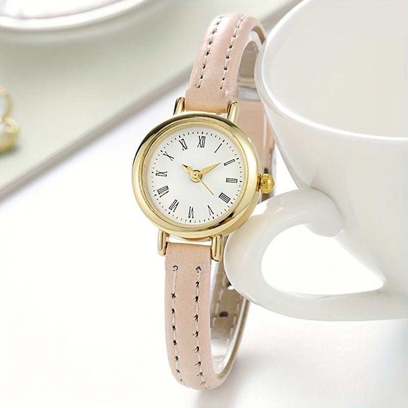 Retro Rome Fashion Analog Quartz Wrist Watch for Women