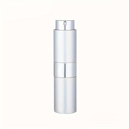 Refillable Travel Perfume Atomizer Portable Empty Mini Spray Bottle for Perfume Cologne Liquid Sprayer with Rotating Design Aluminum Shell 8ml