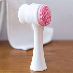 Double-Sided Silicone Facial Cleansing Brush: The Ultimate Skincare Tool