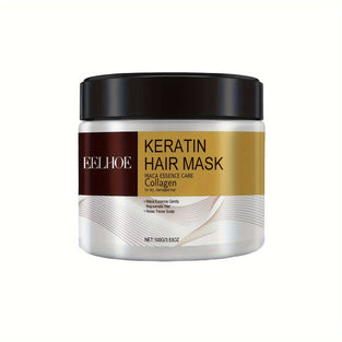 Intensive Keratin Hair Mask: Deep Moisturizing and Strengthening Formula for Hair Care