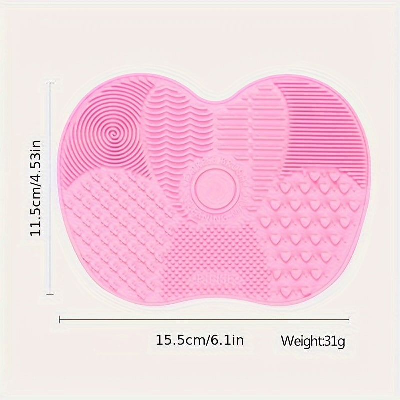 Versatile Silicone Scrub Pad with Suction Cup