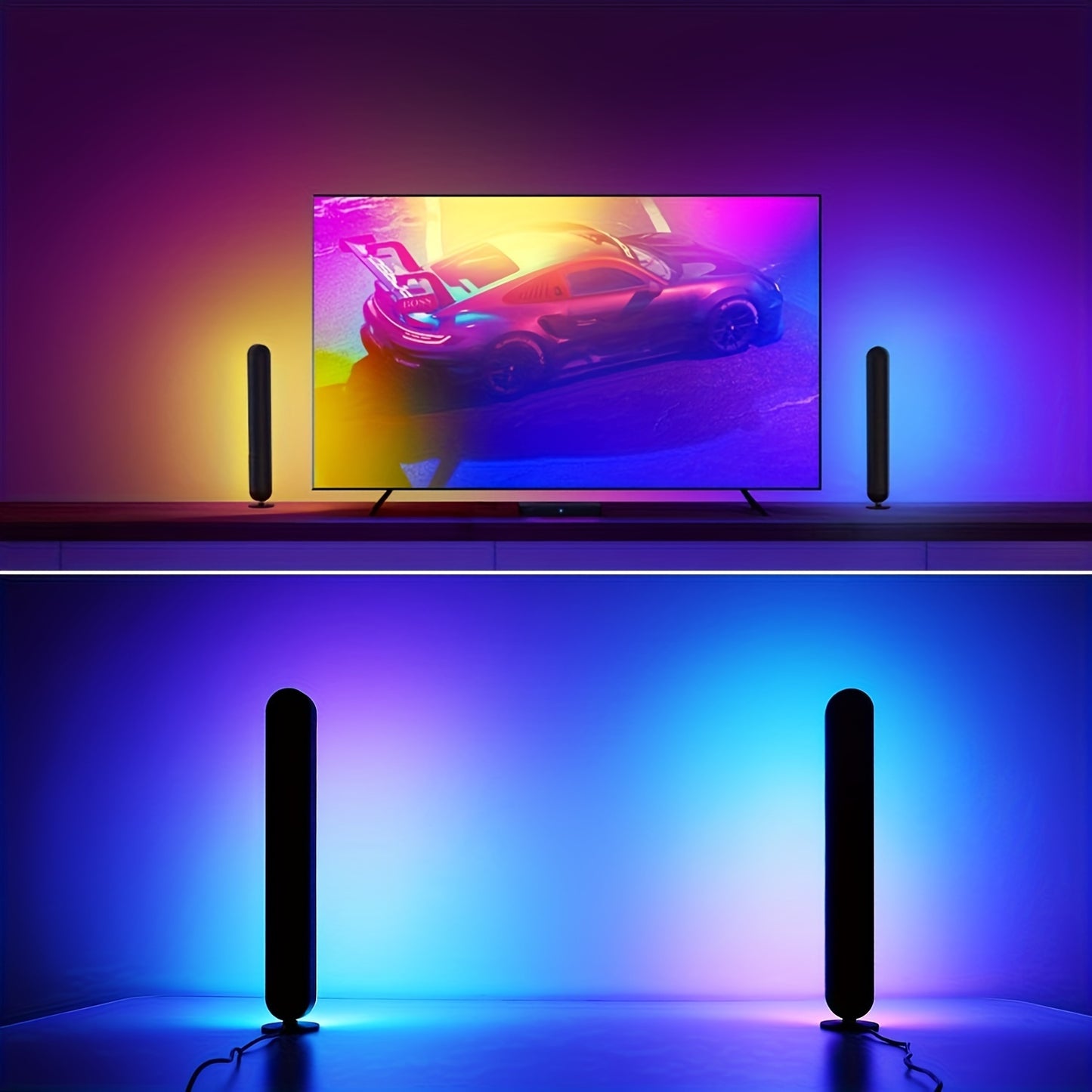 Smart RGB Strip Lights with IR Remote Control for Gaming, TV, and Party Decoration