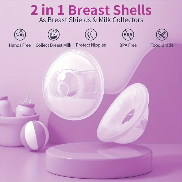 Comfortable Silicone Breast Milk Collectors for Efficient Breastfeeding