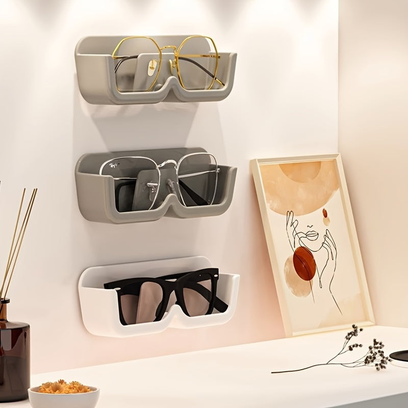 Space-Saving Wall-Mounted Eyeglass Storage Rack