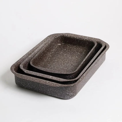 oven trays set 3 pcs Rectangular