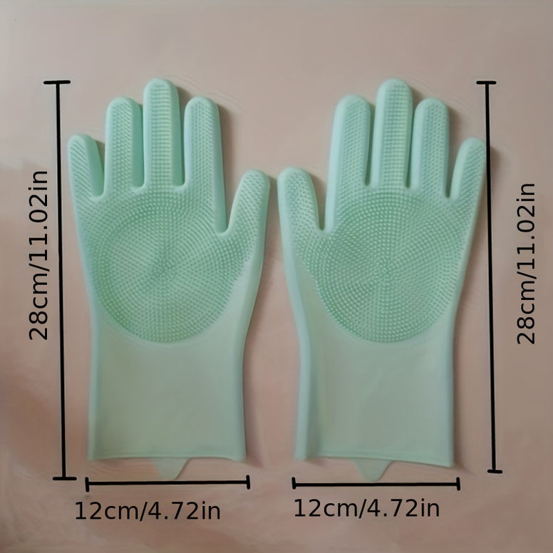 Multi-Functional Silicone Dishwashing Gloves