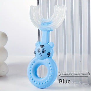 Soft Silicone U Shaped Baby Toothbrush for Infants