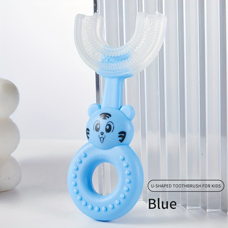 Soft Silicone U Shaped Baby Toothbrush for Infants