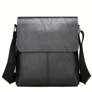 1pc PU Leather Shoulder Bag For Men, Business Men's Bag, Single Shoulder Bag, Crossbody Bag