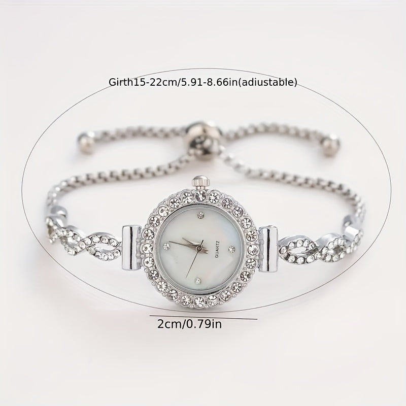 Sparkling Rhinestone Quartz Watch: The Ultimate Gift for Her