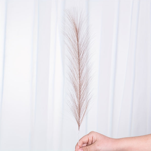 Bohemian Elegance: Set of 5 Artificial Pampas Grass