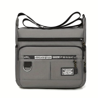 1pc Casual Short-distance Travel Sling Bag, Multifunctional Business Large Capacity Shoulder Bag