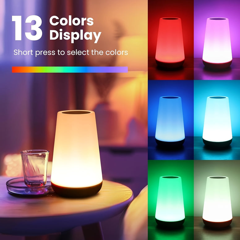 Versatile Portable Dimmable Touch Lamp with USB Charging