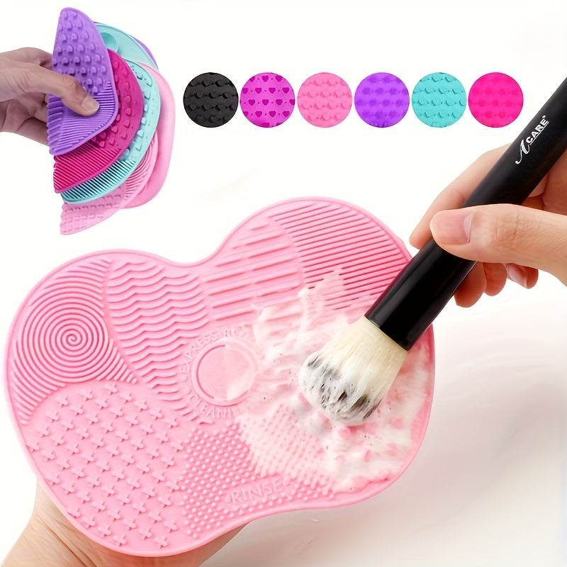 Versatile Silicone Scrub Pad with Suction Cup