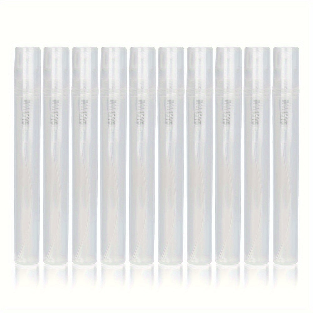 10-Pack Refillable Mini Perfume Atomizers: Portable