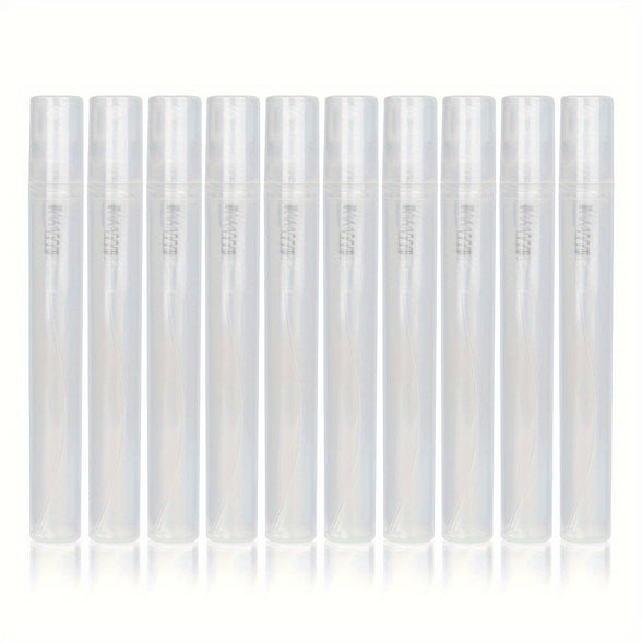 10-Pack Refillable Mini Perfume Atomizers: Portable