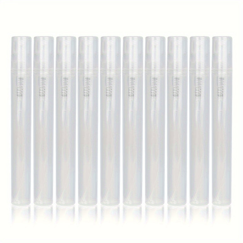 10-Pack Refillable Mini Perfume Atomizers: Portable