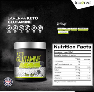 Laperva Triple Glutamine Unflavoured Dietary Supplement 50 Servings