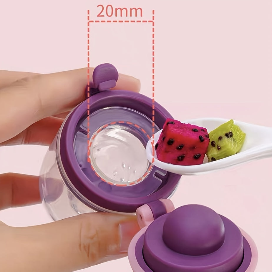 Clip Feeding Set 7 Piece Ergonomic Silicone Squeeze Feeder BPA Free Includes Milk and Water Bottle Convenient for Parents