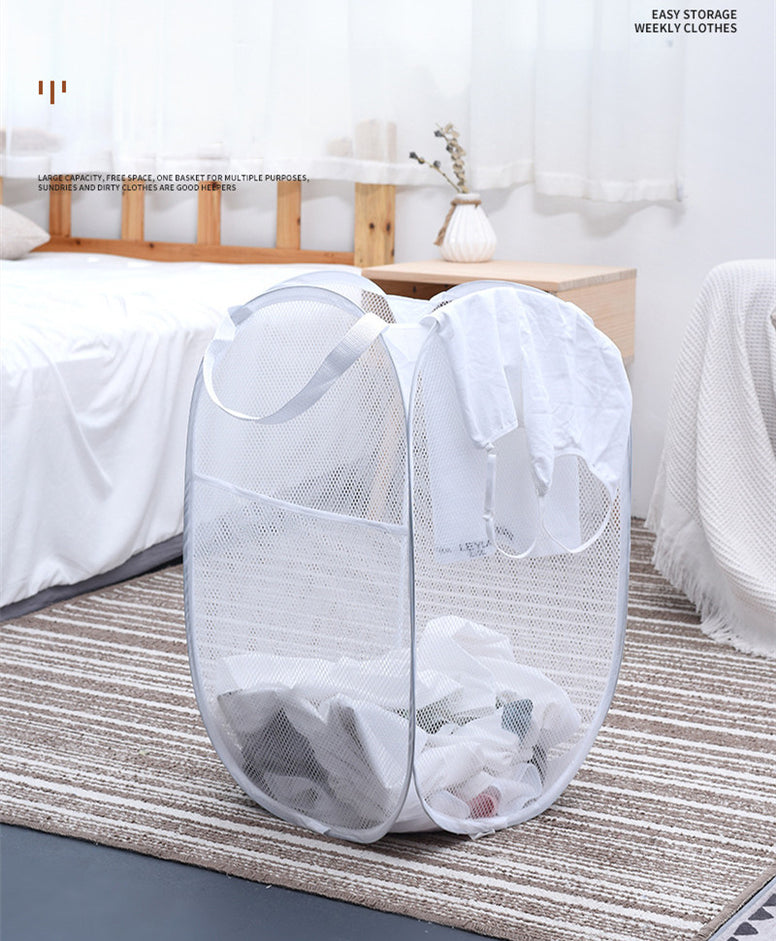 Versatile Breathable Mesh Toy Storage Basket