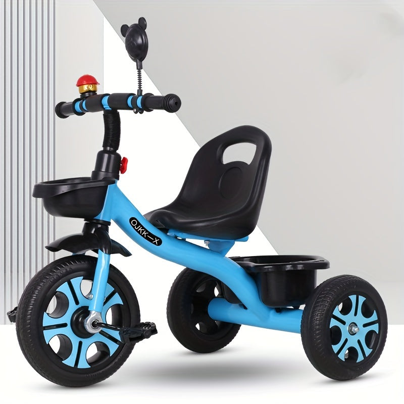 Kids Stainless Steel Tricycle for Ages 3 to 6 Safe and Practical