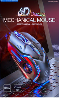 G-601099512521718 Mechanical Gaming Mouse: The Ultimate Silent Mouse for Computer Racer Enthusiasts