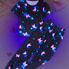 Glowing in Style: Full Luminous Girls 2-Piece Trendy Pajama Sets