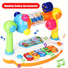 Wheel Inspired Musical Piano Keyboard Toy for Toddlers Engaging Vibrant Design Promotes Rhythm and Melody