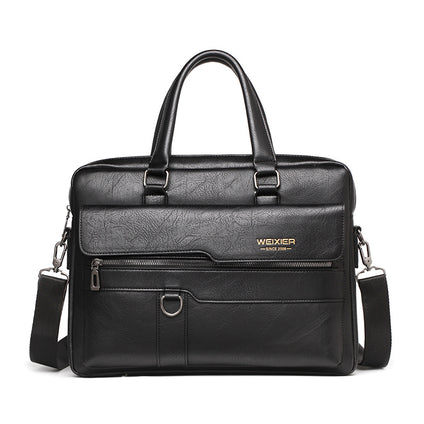 1pc Men's Bag Handbag Shoulder Bag Retro Bag Briefcase Business Computer Bag Messenger Bag Briefcase