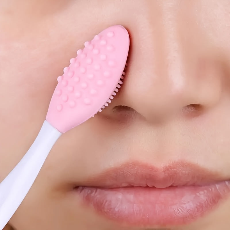 Double-Sided Facial Cleansing Brush: The Ultimate Blackhead Eliminator