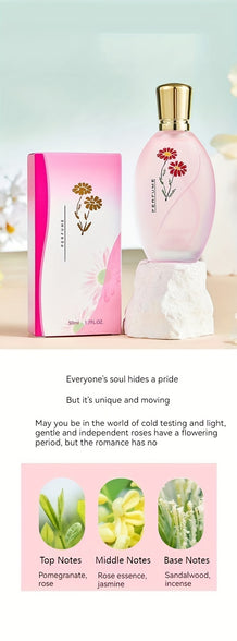 Osmanthus Rose Jasmine Fragrance Perfume Women's Light Fragrance Fresh Natural Long Lasting Eau de Toilette