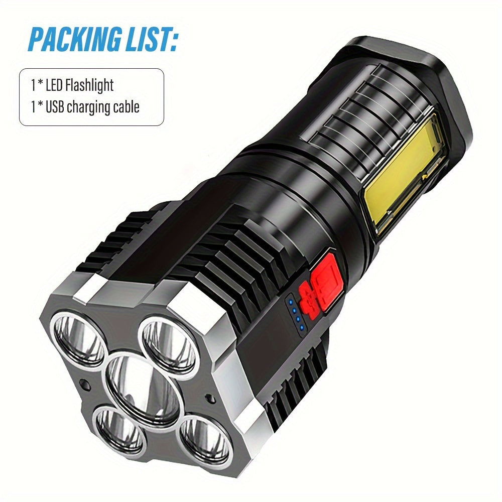 Versatile 5-in-1 Rechargeable COB