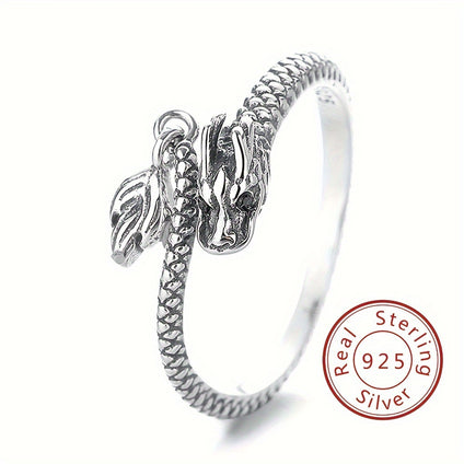Dragon Wrap Ring Symbol of Power Men  Womens Style
