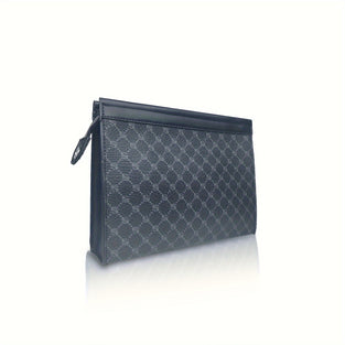 1pc Men's Trendy Clutch Bag For Tablet, Men's Business Clutch Bag, Fashion PU Handbag