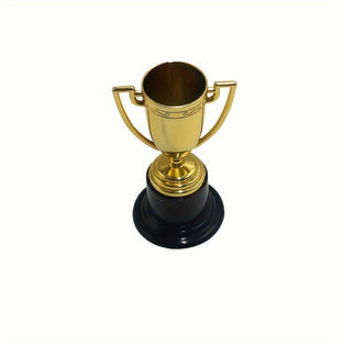 1pc Golden Mini Trophy, Sports Honor Trophy Suitable