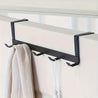 Multi-Purpose Iron-Free Door Hook Rack: 5 Hook Coat