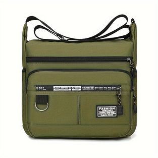 1pc Casual Short-distance Travel Sling Bag, Multifunctional Business Large Capacity Shoulder Bag